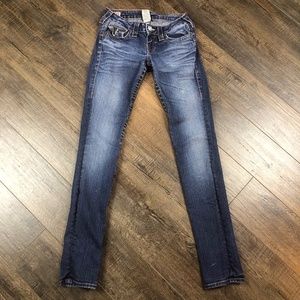True Religion Skinny Blue Jeans Pants Denim ((26))